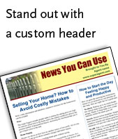 Your own custom header