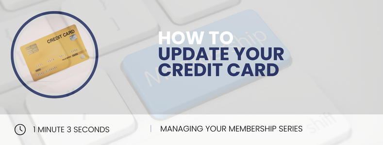 How To Update Your Credit Card