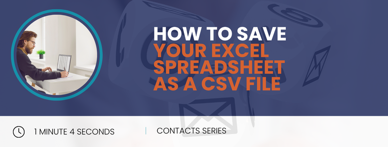 How to Save Your Excel Spreadsheet as a CSV file